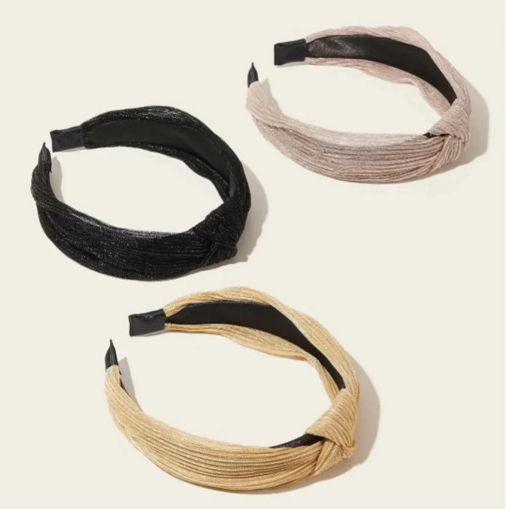 3 for $35 / 3pcs Knot Decor Hair Hoop Women